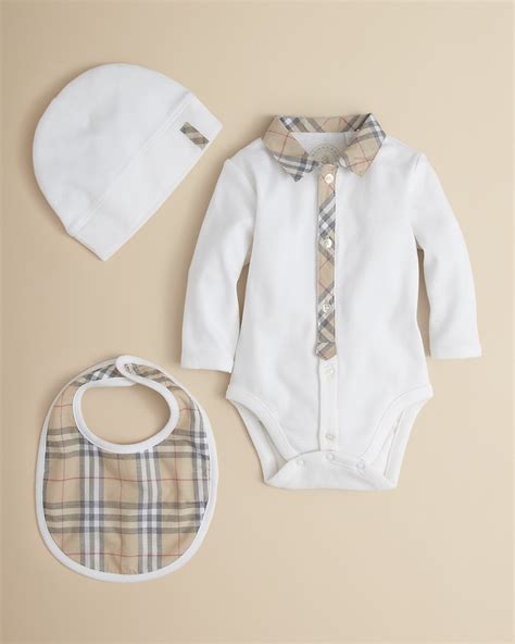 bloomingdales burberry baby boy|burberry baby suits.